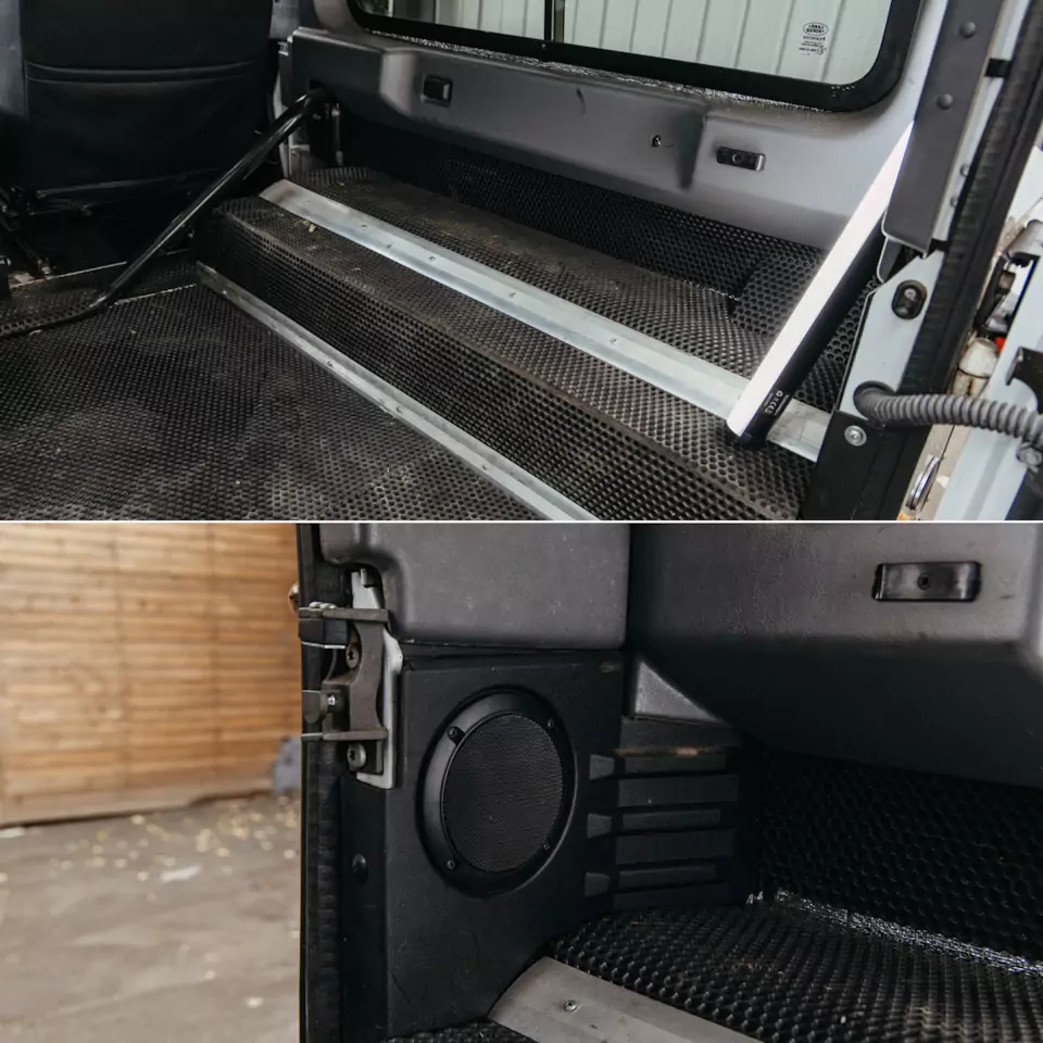Привели в порядок Land Rover Defender! Заново окрасили элементы, очистили кузов, восстановили световое оборудование и построили новую акустическую систему